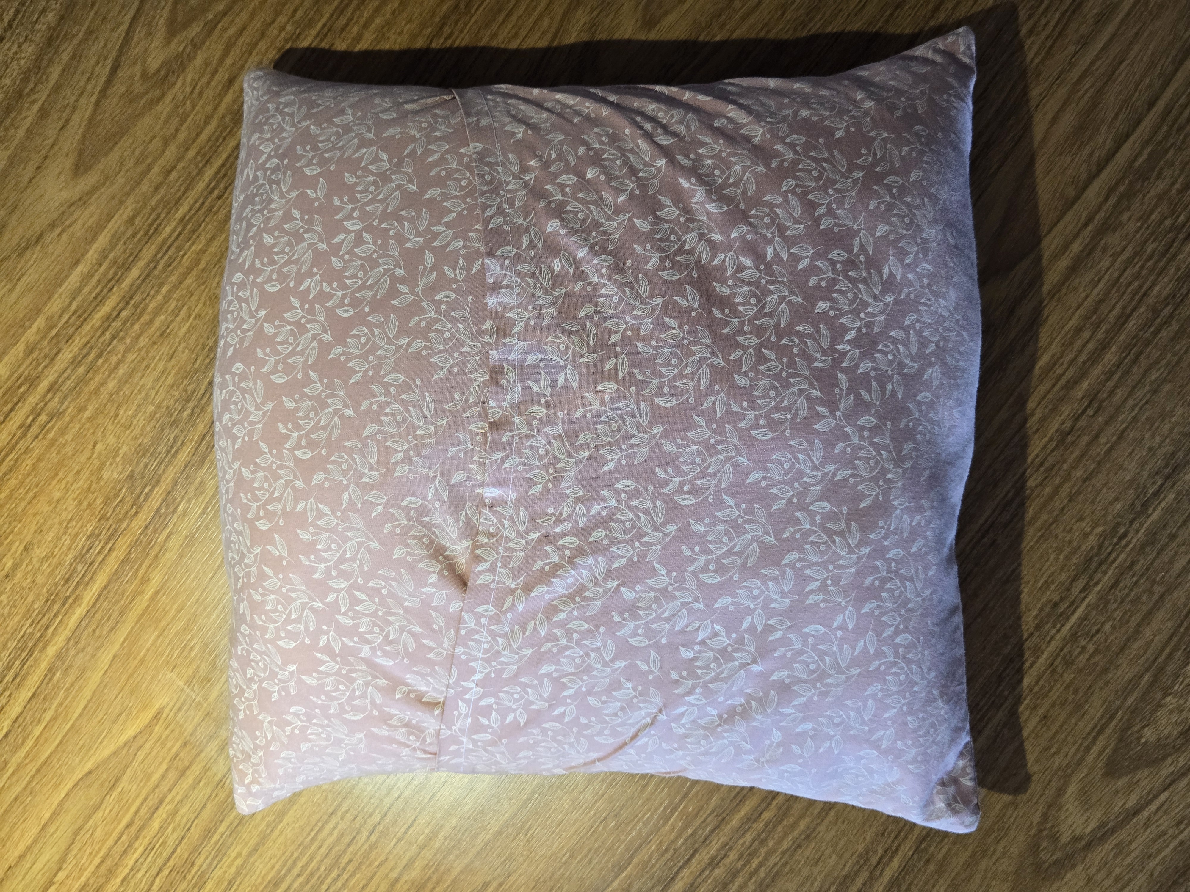 Parte de trás da almofada