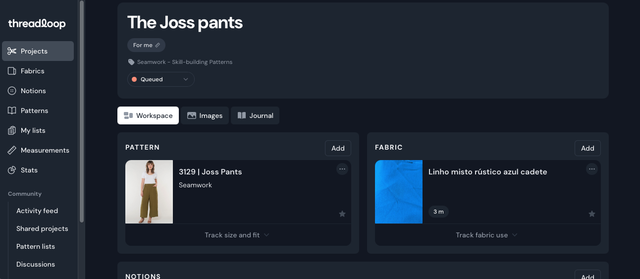 Projeto que está na fila