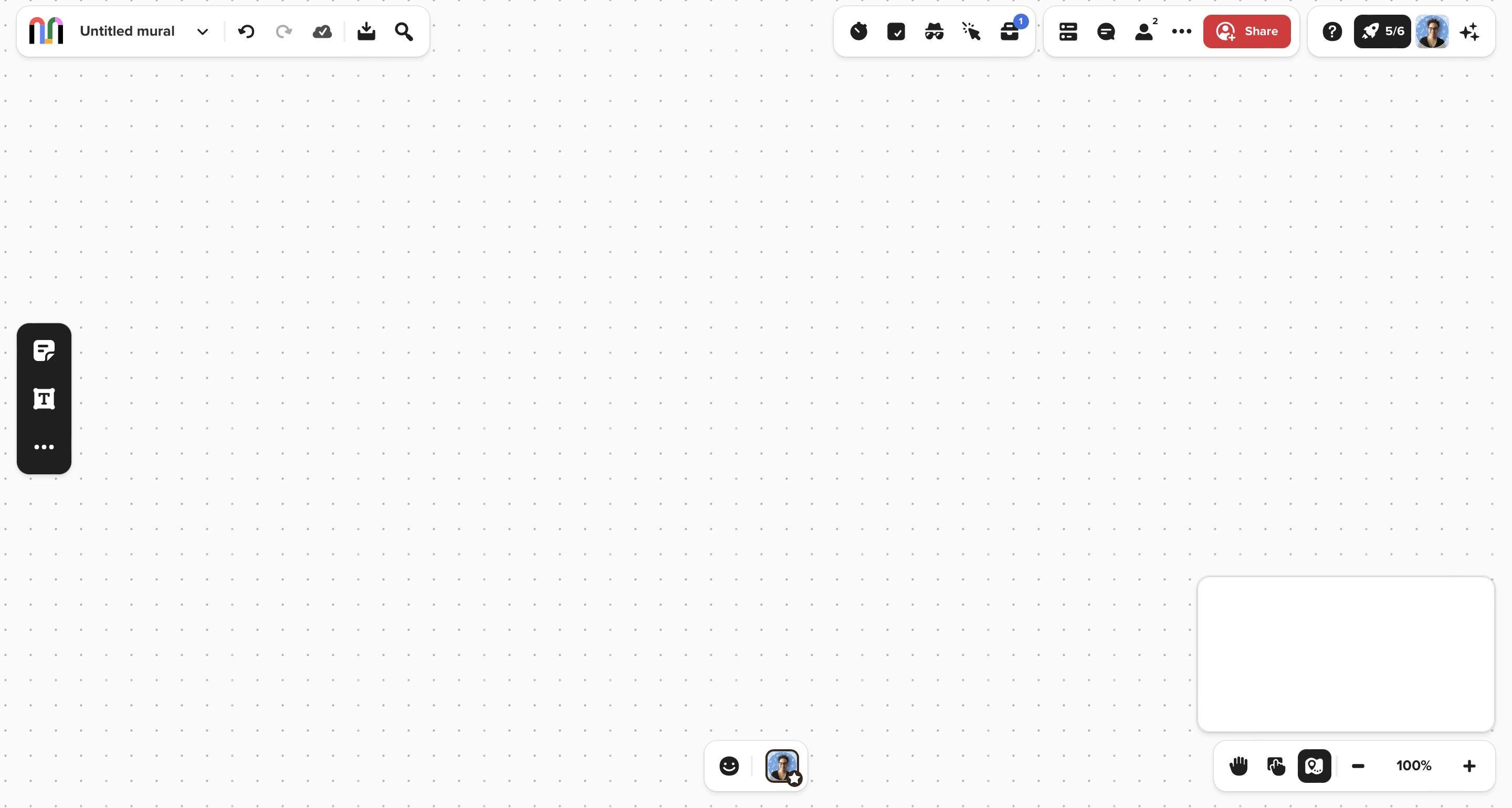 Print do quadro com a barra de ferramentas customizada