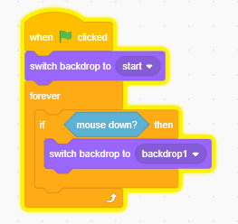 Imagem dos backdrops (fundos) do stage